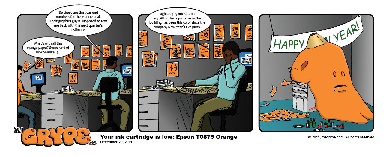 Your Cartridge Is Low: Epson T0879 Orange