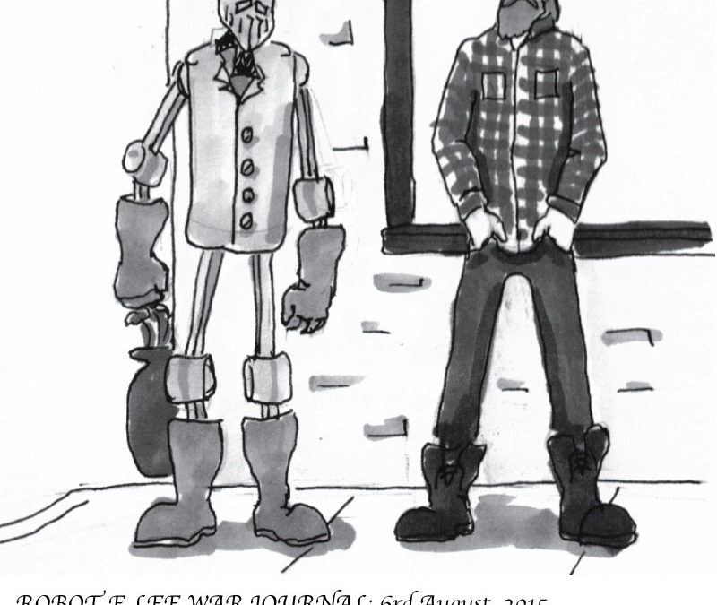 Robot E Lee doesn't understand the lumbersexual