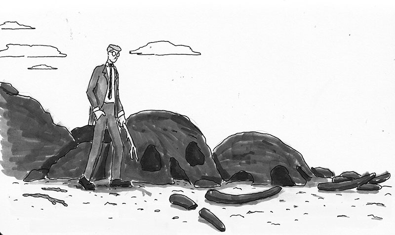 Stephen-Dedalus-walks-a-beach-with-mammoth-skulls