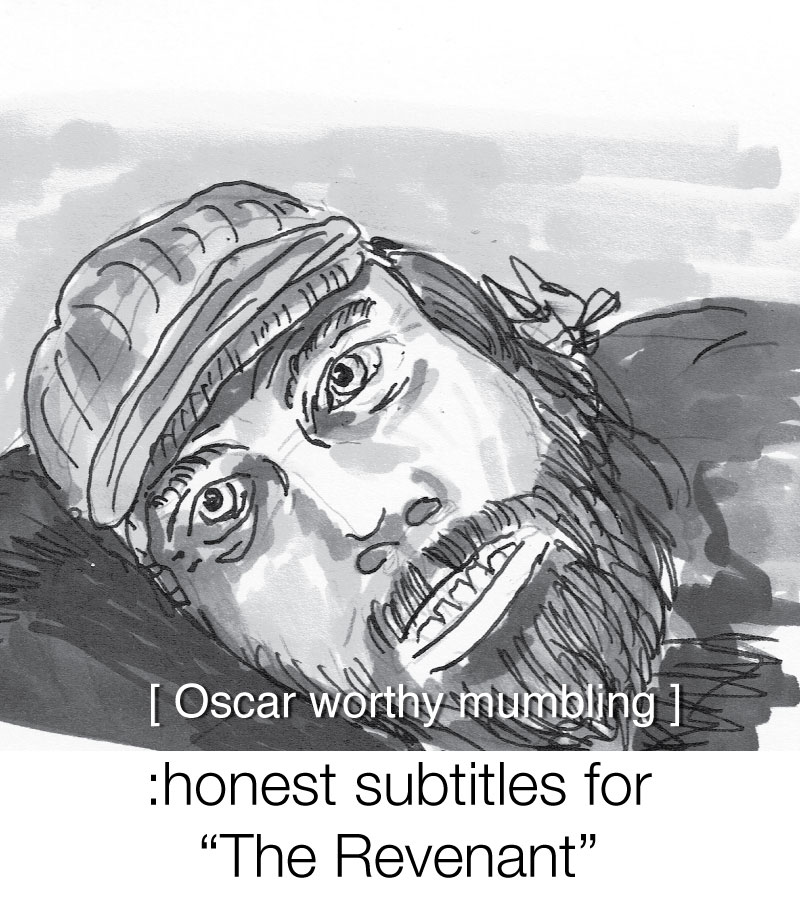 A man begs not for his life, but for an Oscar