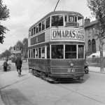an old Dublin Irish Tram Car