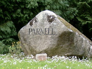 Charles Parnell's grave stone