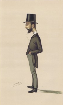 illustration of Tim Healy from Vanity Fair